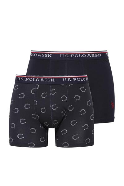 U.s Polo Assn. 80486 Erkek Modal 2li Boxer-Lacivert