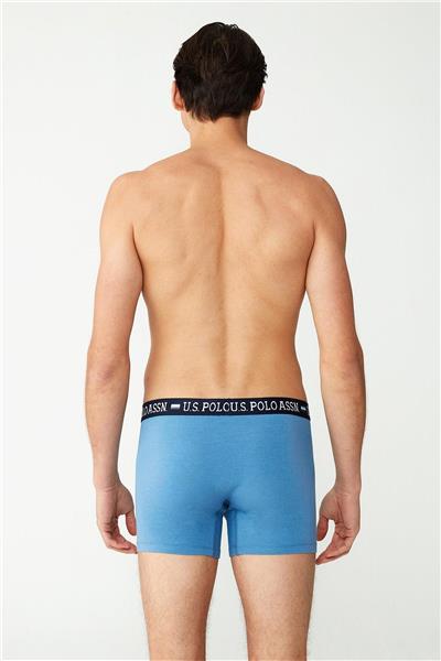 U.s Polo Assn. 80487 Erkek Modal 2li Boxer-İndigo&Lacivert