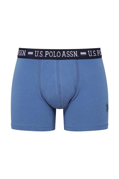U.s Polo Assn. 80487 Erkek Modal 2li Boxer-İndigo&Lacivert