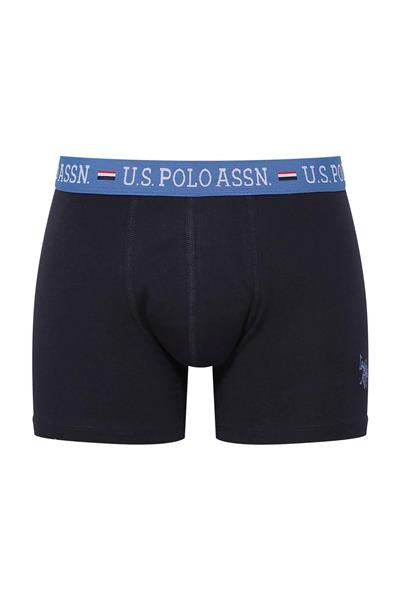 U.s Polo Assn. 80487 Erkek Modal 2li Boxer-Lacivert&Gri