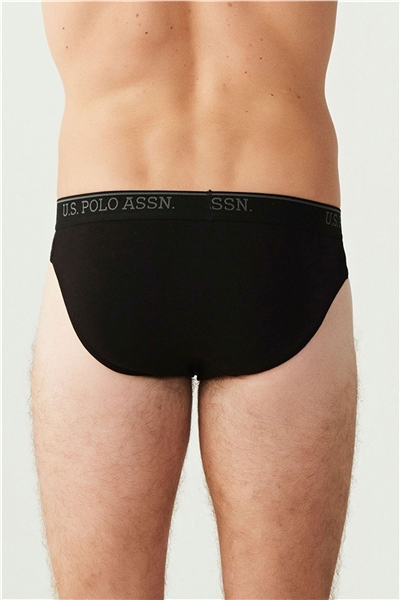 U.s Polo Assn. 83057 Erkek 3 Lü Boxer-Siyah