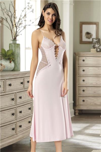 XSES 1453 Kadın Çeyizlik Penye 6lı Takım-Pudra