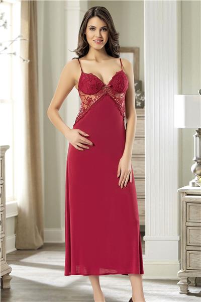 XSES 3005 Kadın Penye 6lı Çeyizlik Takım-Bordo