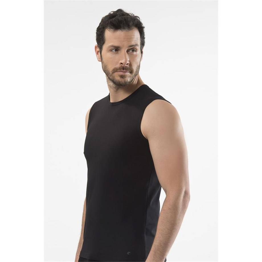 Cacharel 1303 Spor Erkek Bisiklet Yaka - SiyahAtletlerCACHAREL