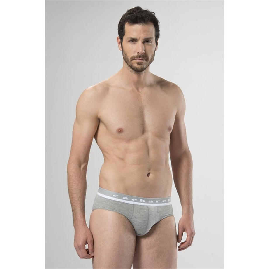 Cacharel 1312 Erkek Slip Lastikli - Gri MelanjSliplerCACHAREL