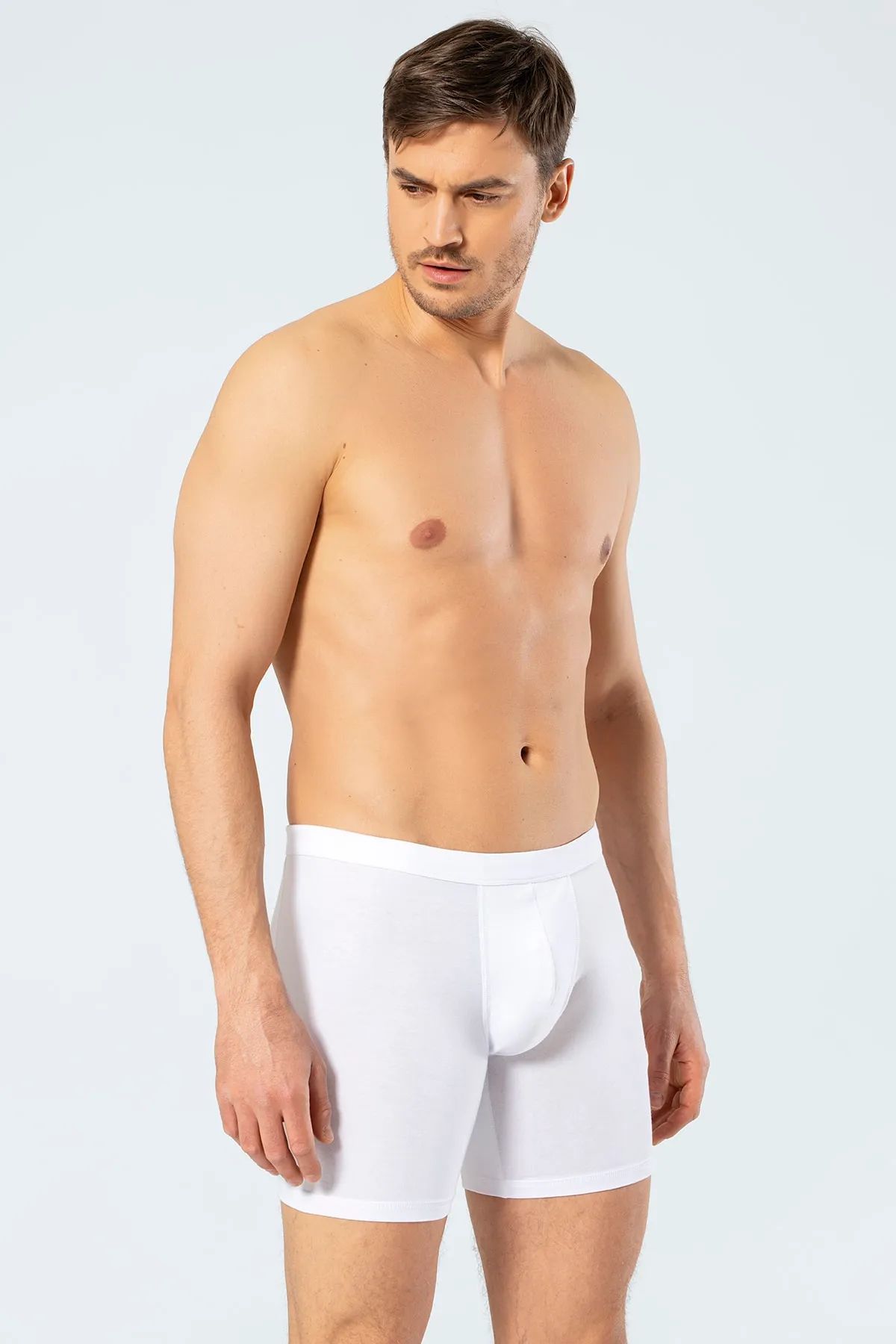 BoxerCacharel 1336 Erkek Bel Bantlı Likralı Uzun Paçalı Boxer-Beyaz | Pijamapazari.comCacharel 1336 Erkek Bel Bantlı Likralı Uzun Paçalı Boxer-Beyaz