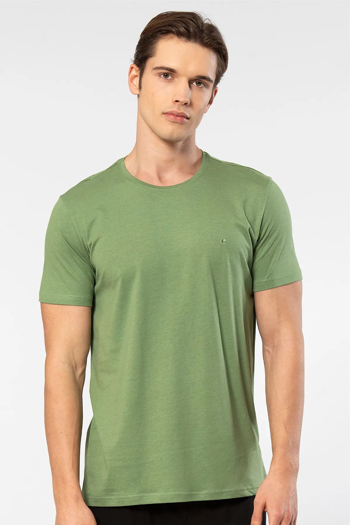T-Shirt & SweatshirtCacharel 2169 Erkek Modal Pamuk Bisiklet Yaka Kısa Kollu T-shirt-Yeşil | Pijamapazari.comCacharel 2169 Erkek Modal Pamuk Bisiklet Yaka Kısa Kollu T-shirt-Yeşil