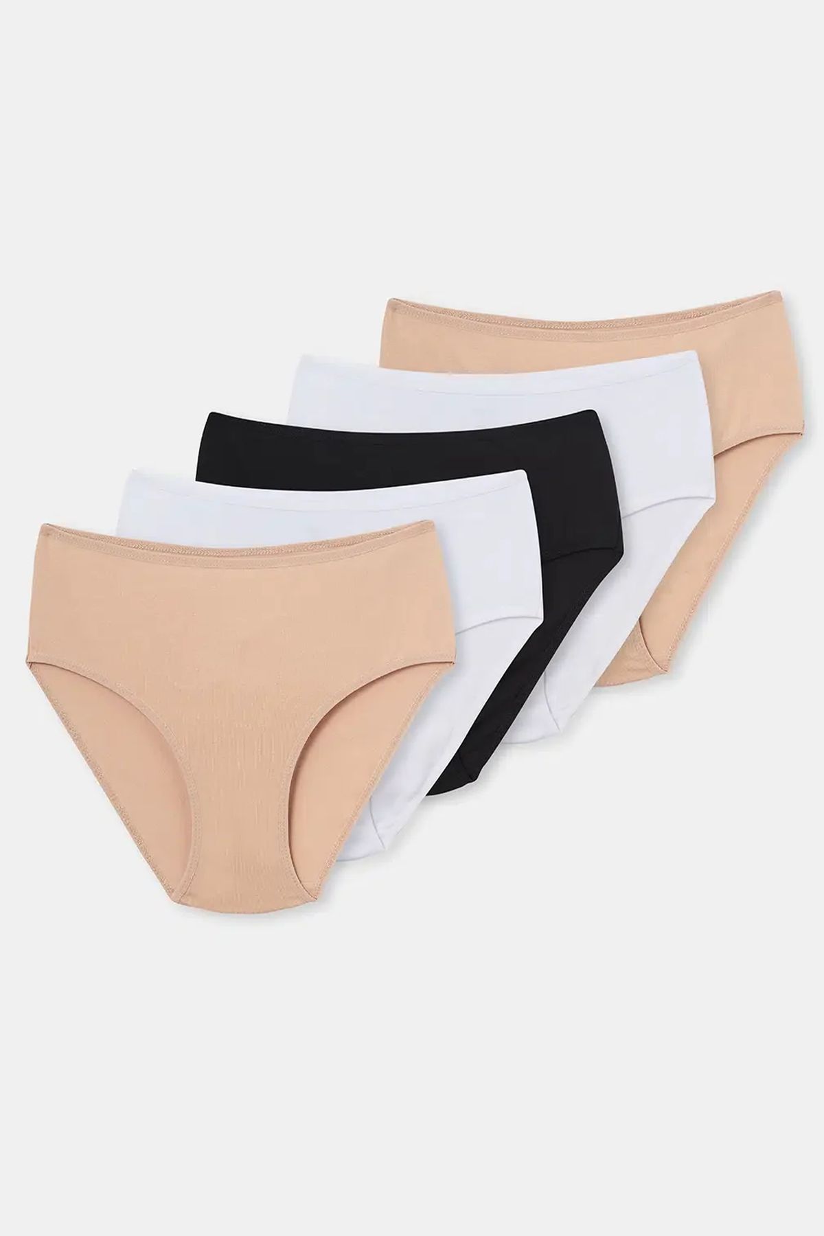 KülotlarDagi 5104KC Kadın 5'li Yüksek Bel Slip Külot-Siyah&Beyaz&Ten | Pijamapazari.comDagi 5104KC Kadın 5'li Yüksek Bel Slip Külot-Siyah&Beyaz&Ten