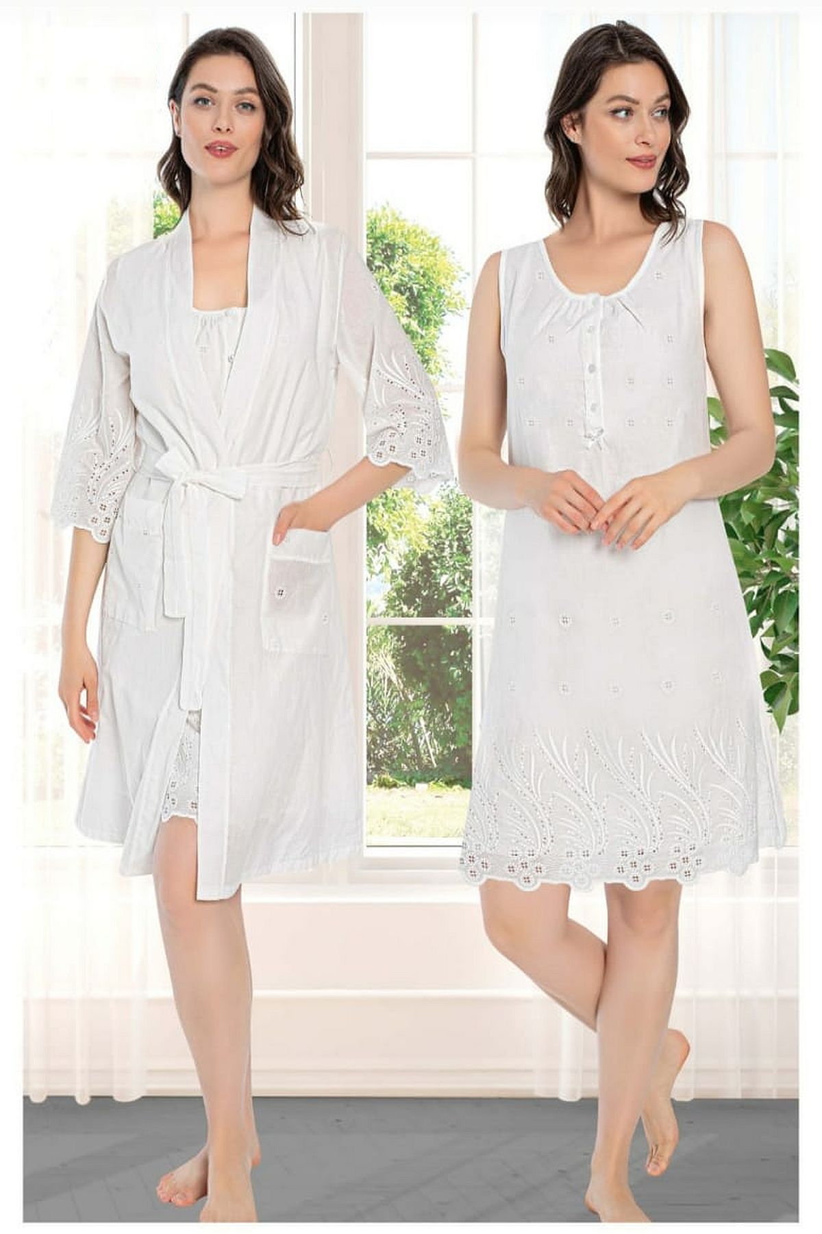 Sabahlıklı Gecelik TakımlarıDuchesse 2065 Hamile Lohusa Sabahlıklı Gecelik Takım-Ekru | Pijamapazari.comDuchesse 2065 Hamile Lohusa Sabahlıklı Gecelik Takım-Ekru