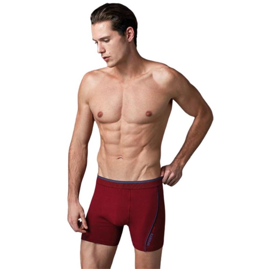 Eros ERS014 Compact Renkli Boxer - BordoAtletlerEROS