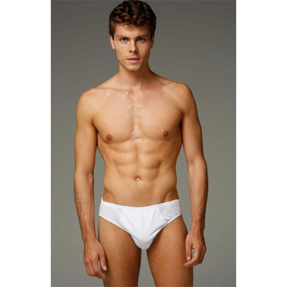 Eros ERS040 İnce Erkek Slip (İkili Paket) - BeyazSliplerEROS