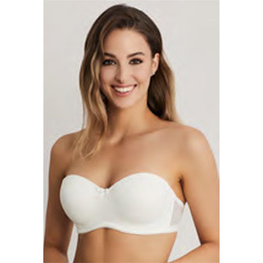 Eros ERSK160 Adela Straplez Double Push-Up Sütyen - BeyazSütyenlerEROS