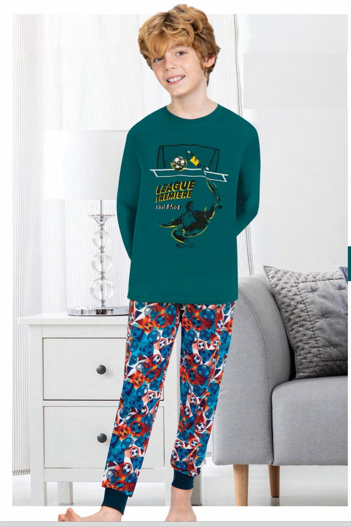 PijamalarErsoy 702U Erkek Çocuk Uzun Kollu Pijama Takımı-Yeşil | Pijamapazari.comErsoy 702U Erkek Çocuk Uzun Kollu Pijama Takımı-Yeşil