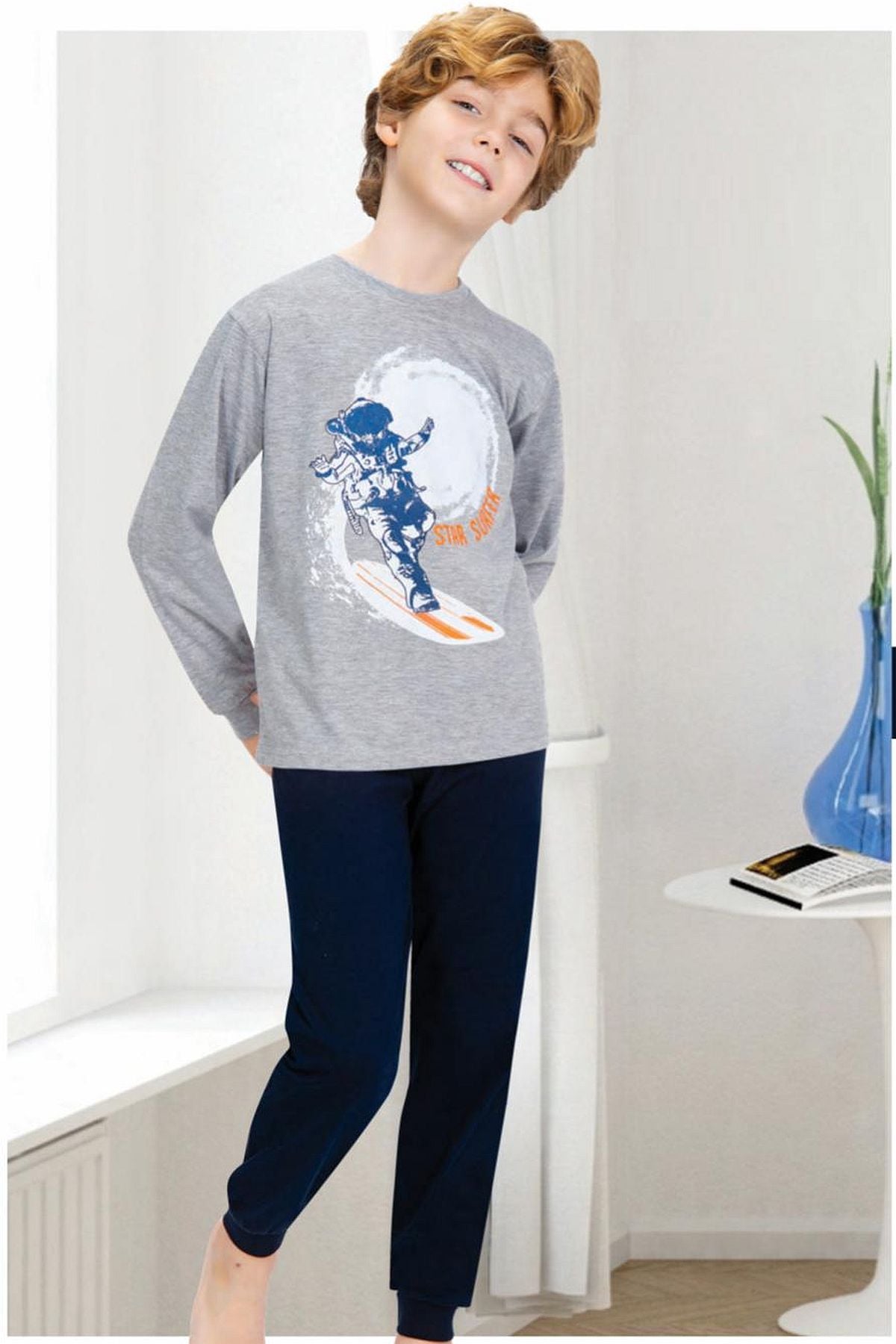 PijamalarErsoy 710U Erkek Çocuk Uzun Kollu Pijama Takımı-Gri | Pijamapazari.comErsoy 710U Erkek Çocuk Uzun Kollu Pijama Takımı-Gri