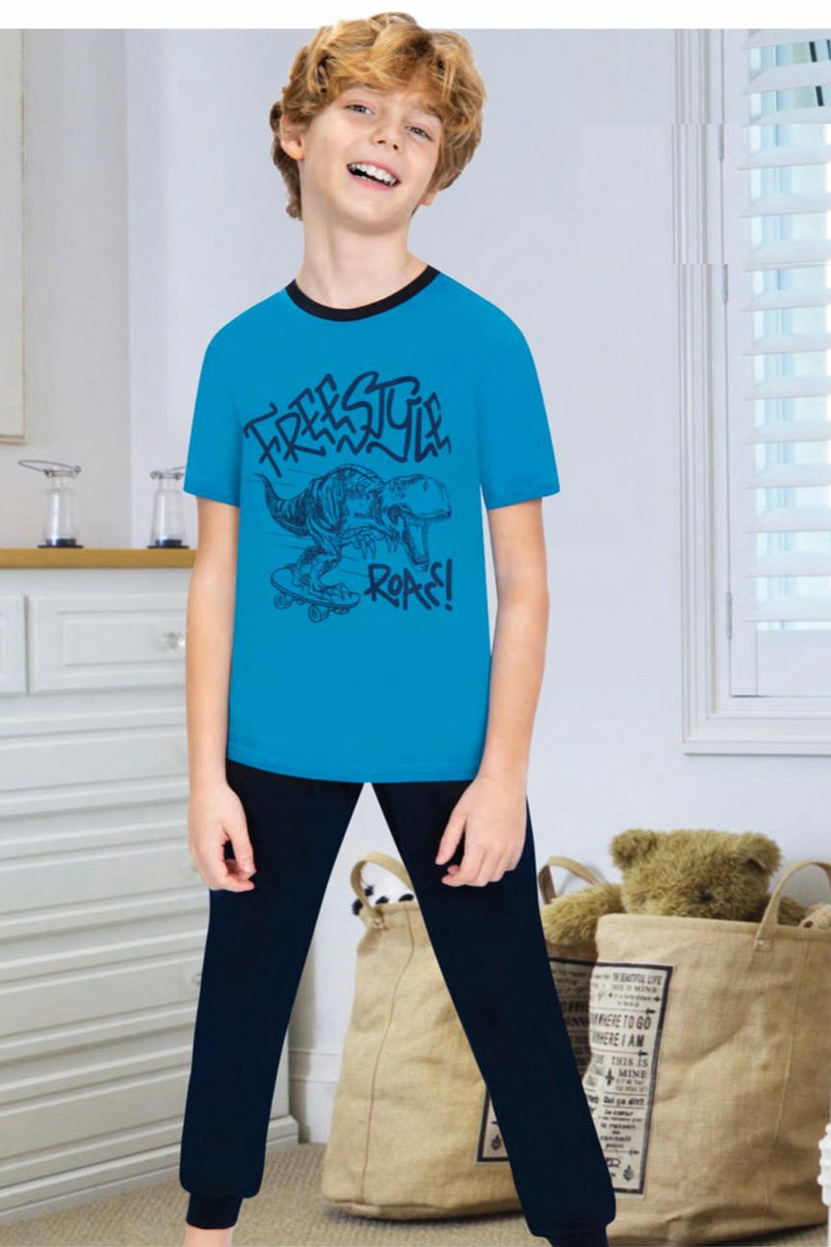 PijamalarErsoy 711GK Erkek Çocuk Garson Boy Kısa Kollu Pijama Takımı-Mavi | Pijamapazari.comErsoy 711GK Erkek Çocuk Garson Boy Kısa Kollu Pijama Takımı-Mavi