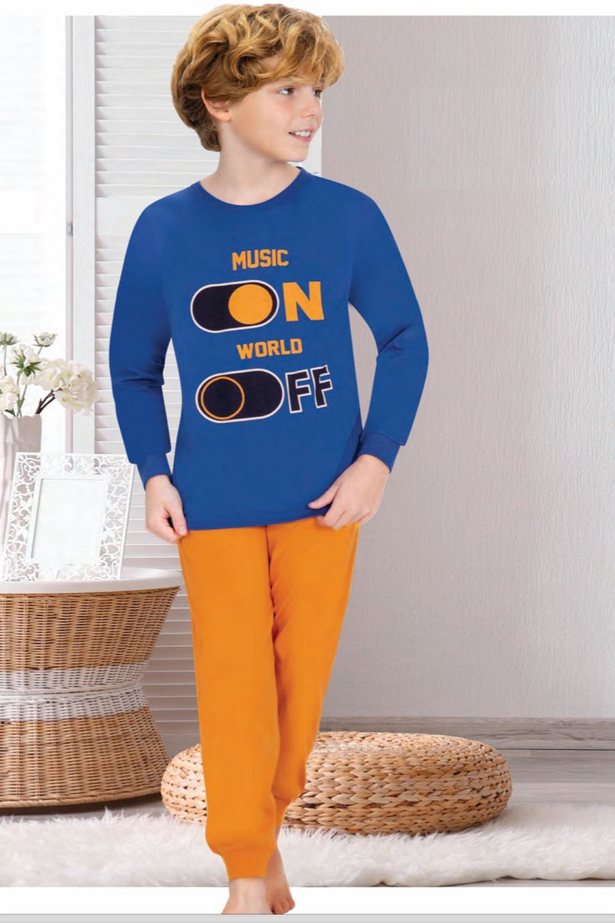 PijamalarErsoy 715U Erkek Çocuk Uzun Kollu Pijama Takımı-Saks | Pijamapazari.comErsoy 715U Erkek Çocuk Uzun Kollu Pijama Takımı-Saks