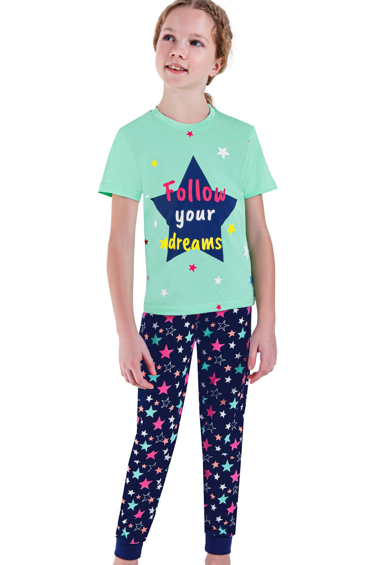 Uyku GiyimErsoy 759GK Kız Çocuk Garson Boy Kısa Kollu Pijama Takımı-Mint | Pijamapazari.comErsoy 759GK Kız Çocuk Garson Boy Kısa Kollu Pijama Takımı-Mint