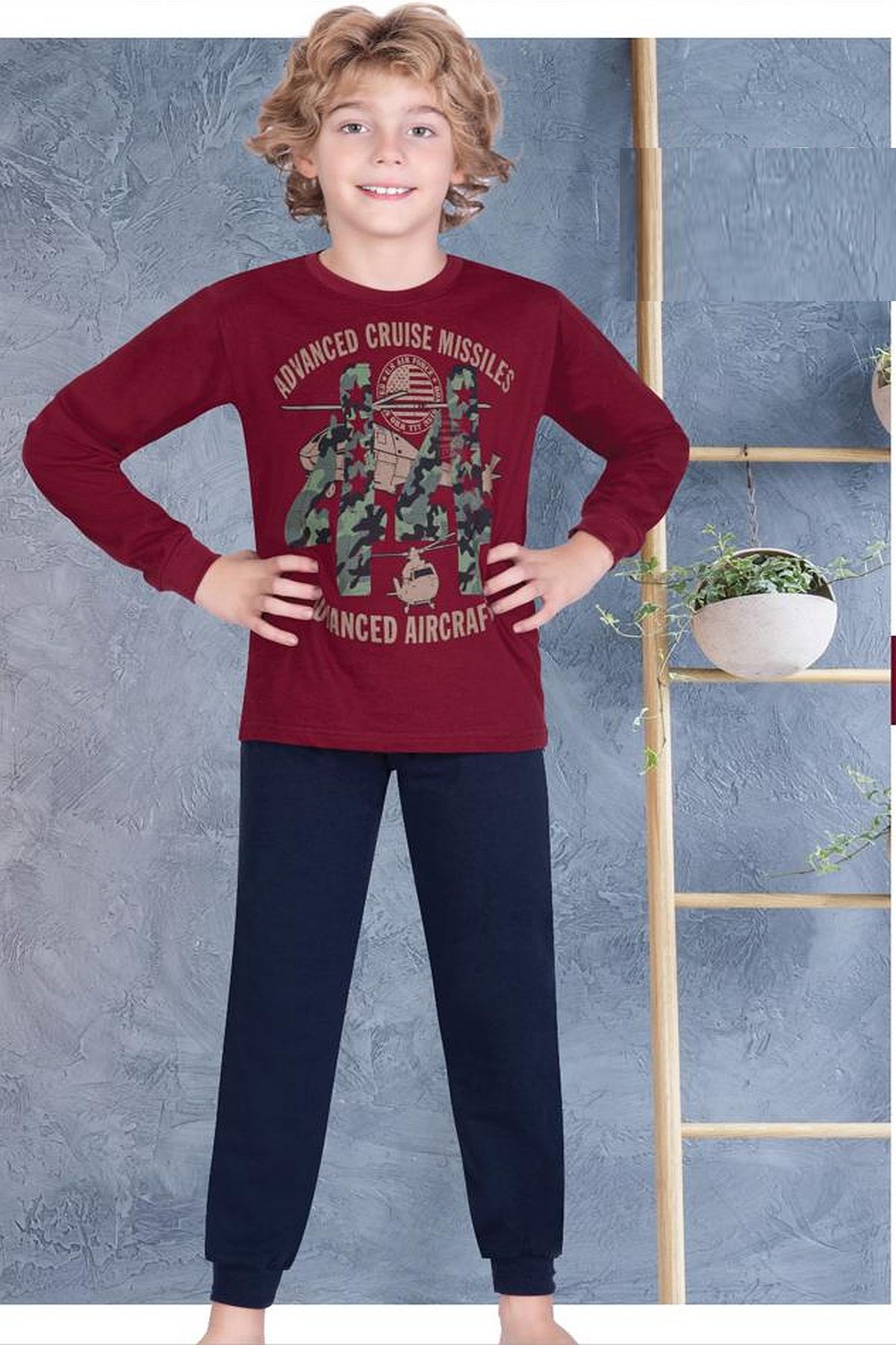 Uyku GiyimErsoy 827G Erkek Çocuk Garson Boy Uzun Kollu Pijama Takımı-Bordo | Pijamapazari.comErsoy 827G Erkek Çocuk Garson Boy Uzun Kollu Pijama Takımı-Bordo
