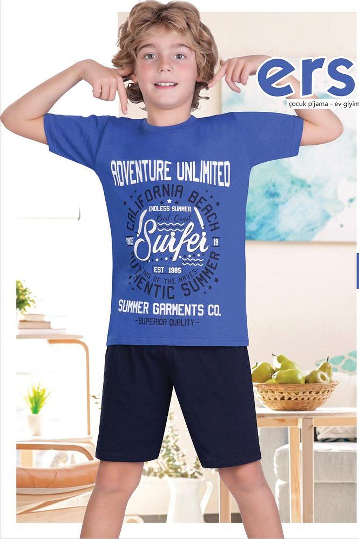 Uyku GiyimErsoy 840G Erkek Çocuk Garson Boy Kısa Kollu Şortlu Pijama Takımı-Lacivert | Pijamapazari.comErsoy 840G Erkek Çocuk Garson Boy Kısa Kollu Şortlu Pijama Takımı-Lacivert