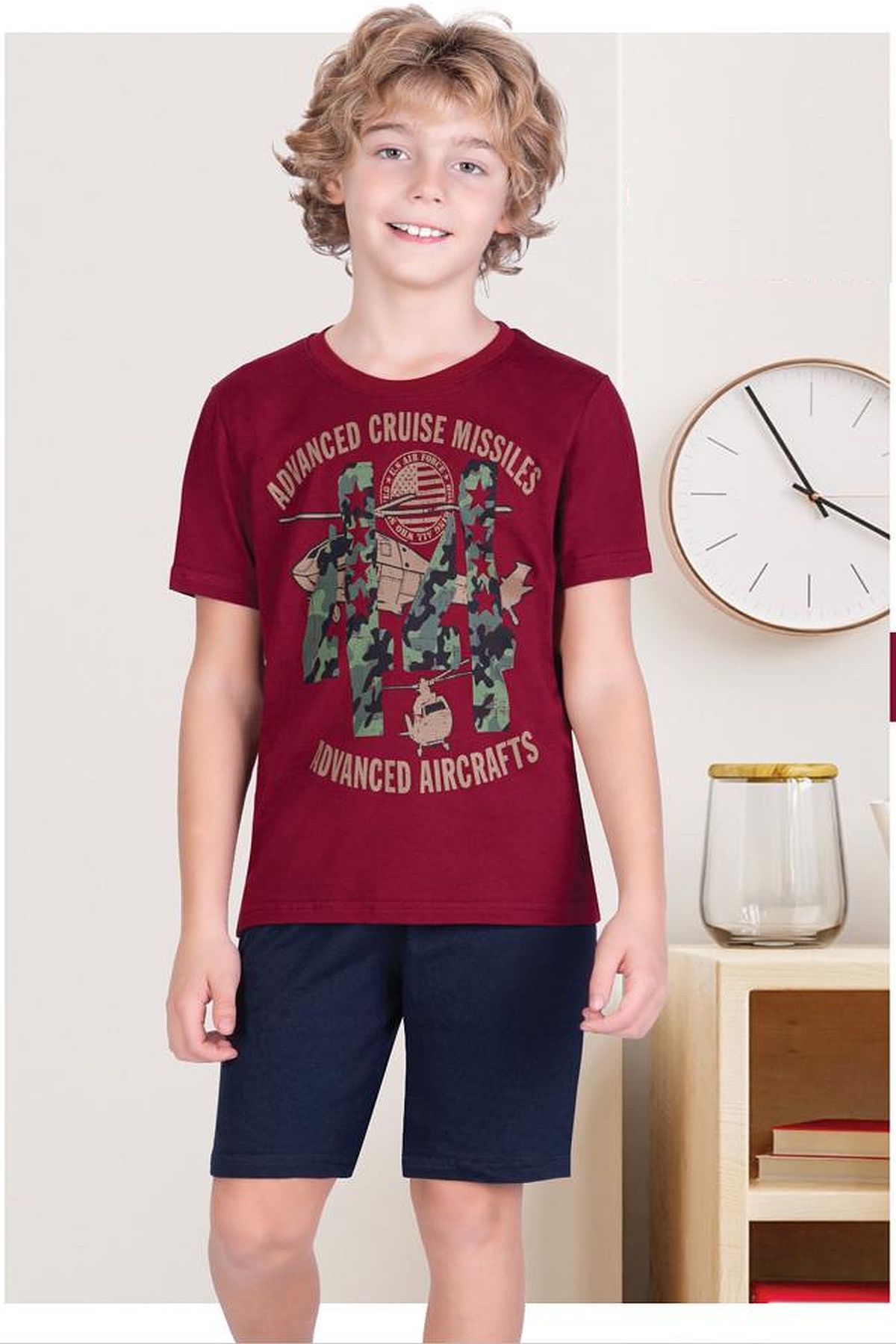 Uyku GiyimErsoy 841G Erkek Çocuk Garson Boy Kısa Kollu Şortlu Pijama Takımı-Bordo | Pijamapazari.comErsoy 841G Erkek Çocuk Garson Boy Kısa Kollu Şortlu Pijama Takımı-Bordo