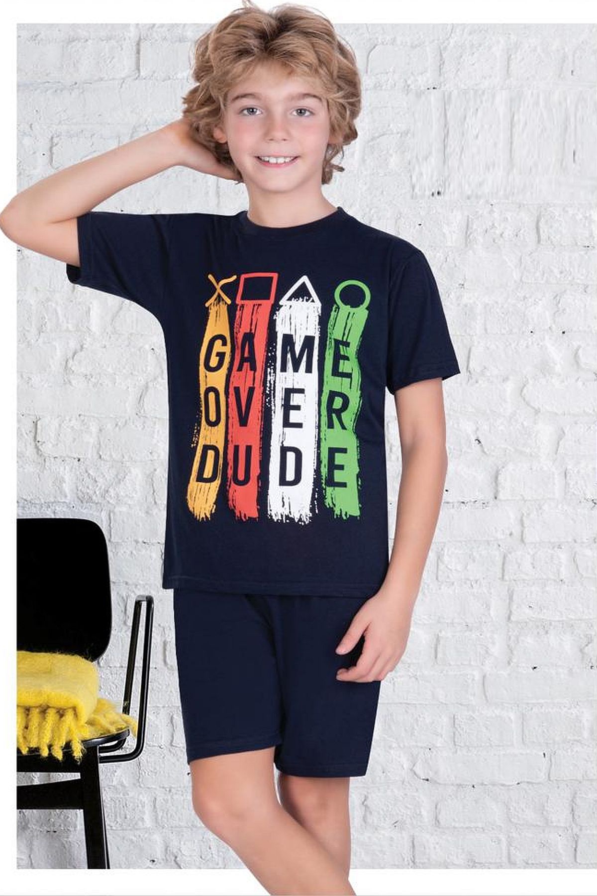 Uyku GiyimErsoy 844G Erkek Çocuk Garson Boy Kısa Kollu Şortlu Pijama Takımı-Lacivert | Pijamapazari.comErsoy 844G Erkek Çocuk Garson Boy Kısa Kollu Şortlu Pijama Takımı-Lacivert