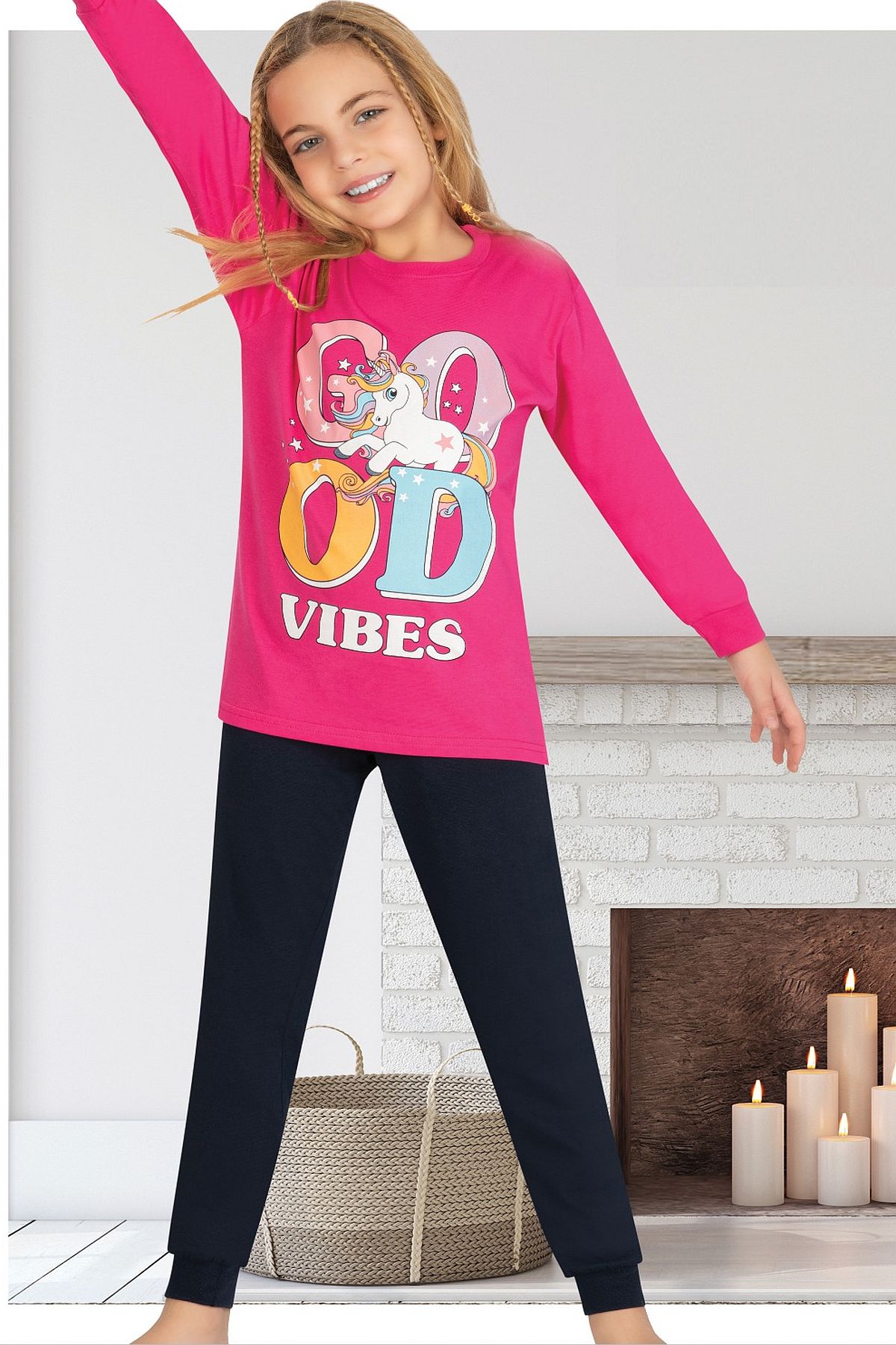 Uyku GiyimErsoy 854G Kız Çocuk Garson Boy Uzun Kollu Pijama Takımı-Pembe | Pijamapazari.comErsoy 854G Kız Çocuk Garson Boy Uzun Kollu Pijama Takımı-Pembe