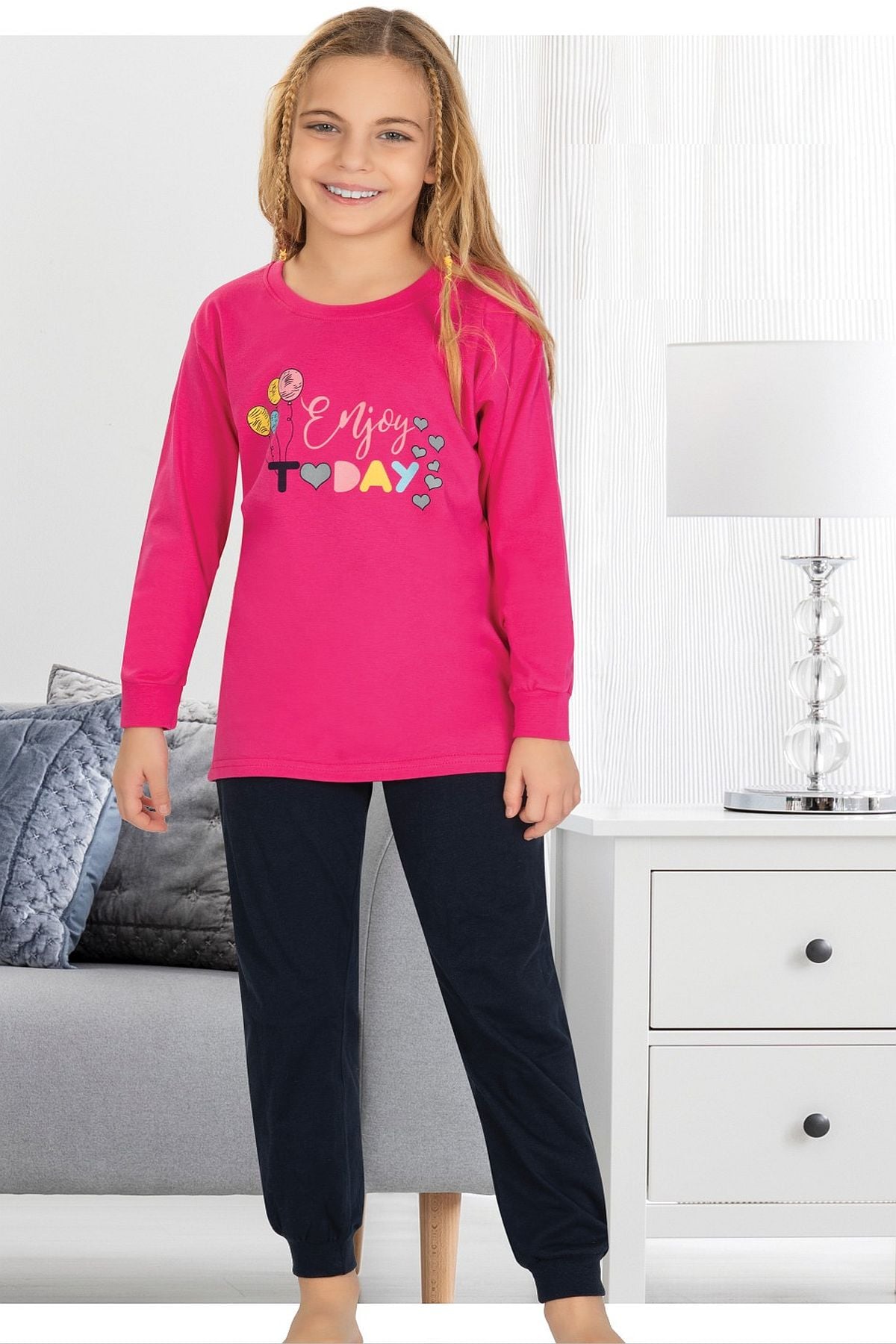 Uyku GiyimErsoy 860 Kız Çocuk Uzun Kollu Pijama Takımı-Pembe | Pijamapazari.comErsoy 860 Kız Çocuk Uzun Kollu Pijama Takımı-Pembe