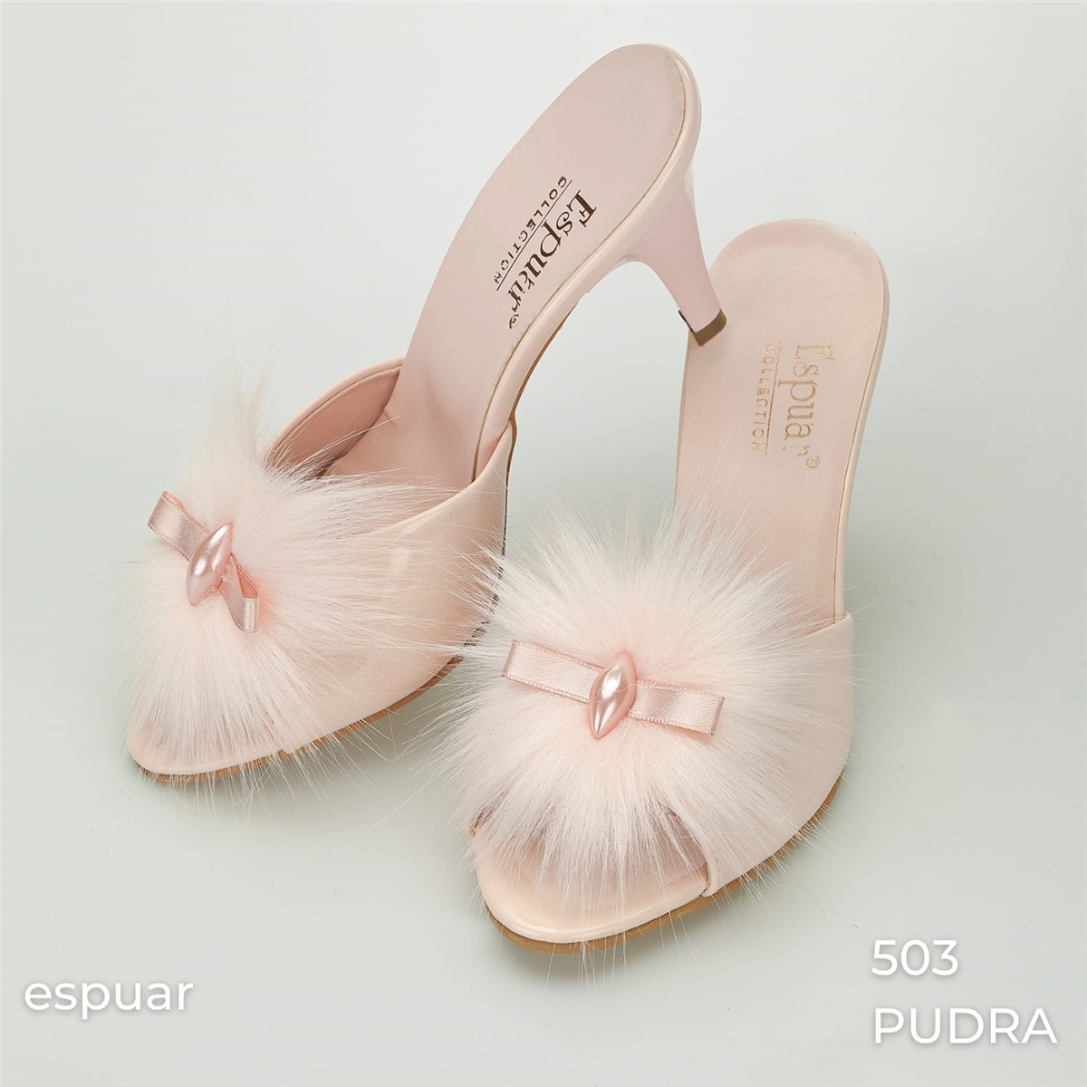 Espuar 503 Kadın Terlik - Pudra