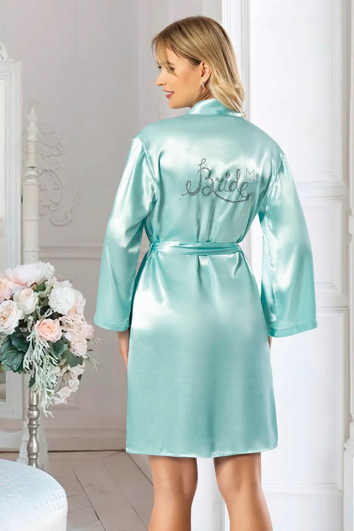 SabahlıklarFaal 5908 Kadın Saten Bride Sabahlık-Mint | Pijamapazari.comFaal 5908 Kadın Saten Bride Sabahlık-Mint