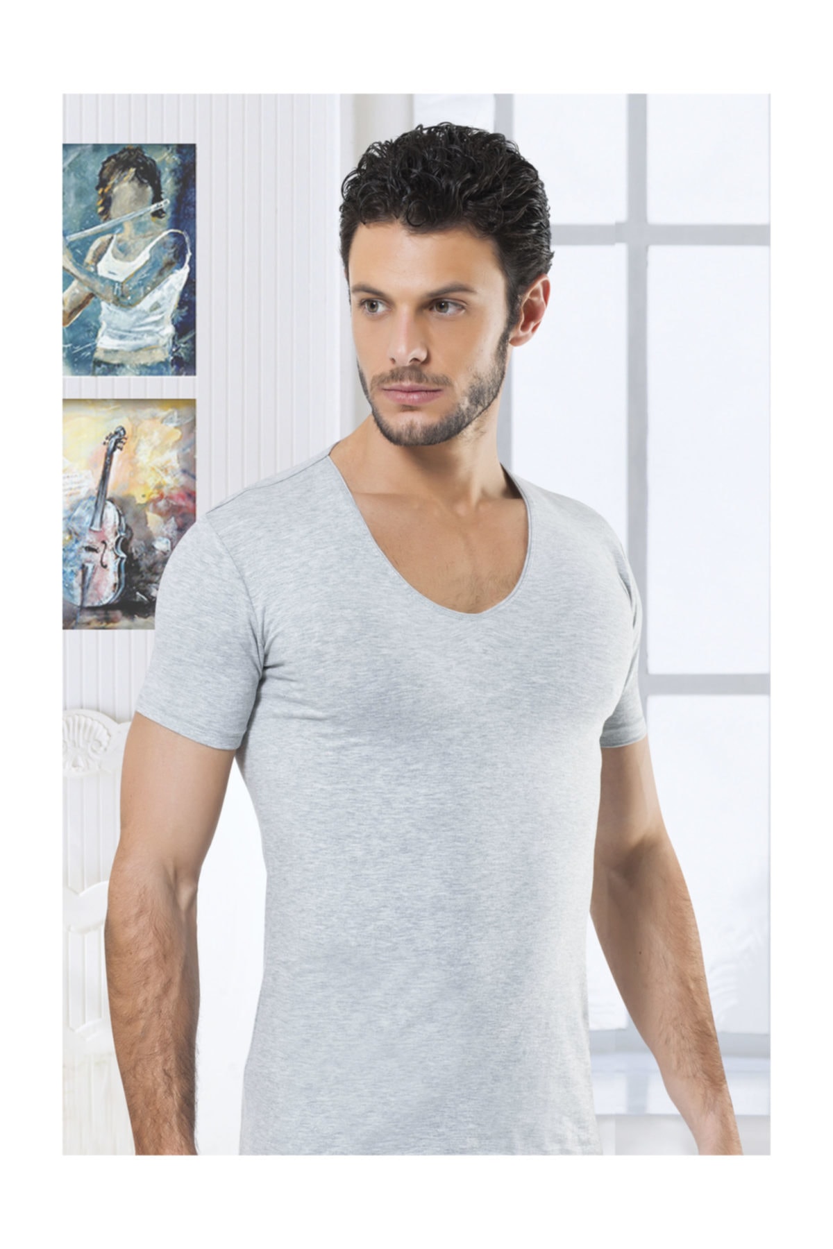 T-ShirtHMD 714 3'lü Derin Bisiklet Yaka Kısa Kollu Likralı T-Shirt - Gri pijamapazari.com 'da. %100 Güvenli alışveriş ve kapıda ödeme seçenekleri ile online sipariş verebilirsiniz!HMD 714 3'lü Derin Bisiklet Yaka Kısa Kollu Likralı T-Shirt - Gri