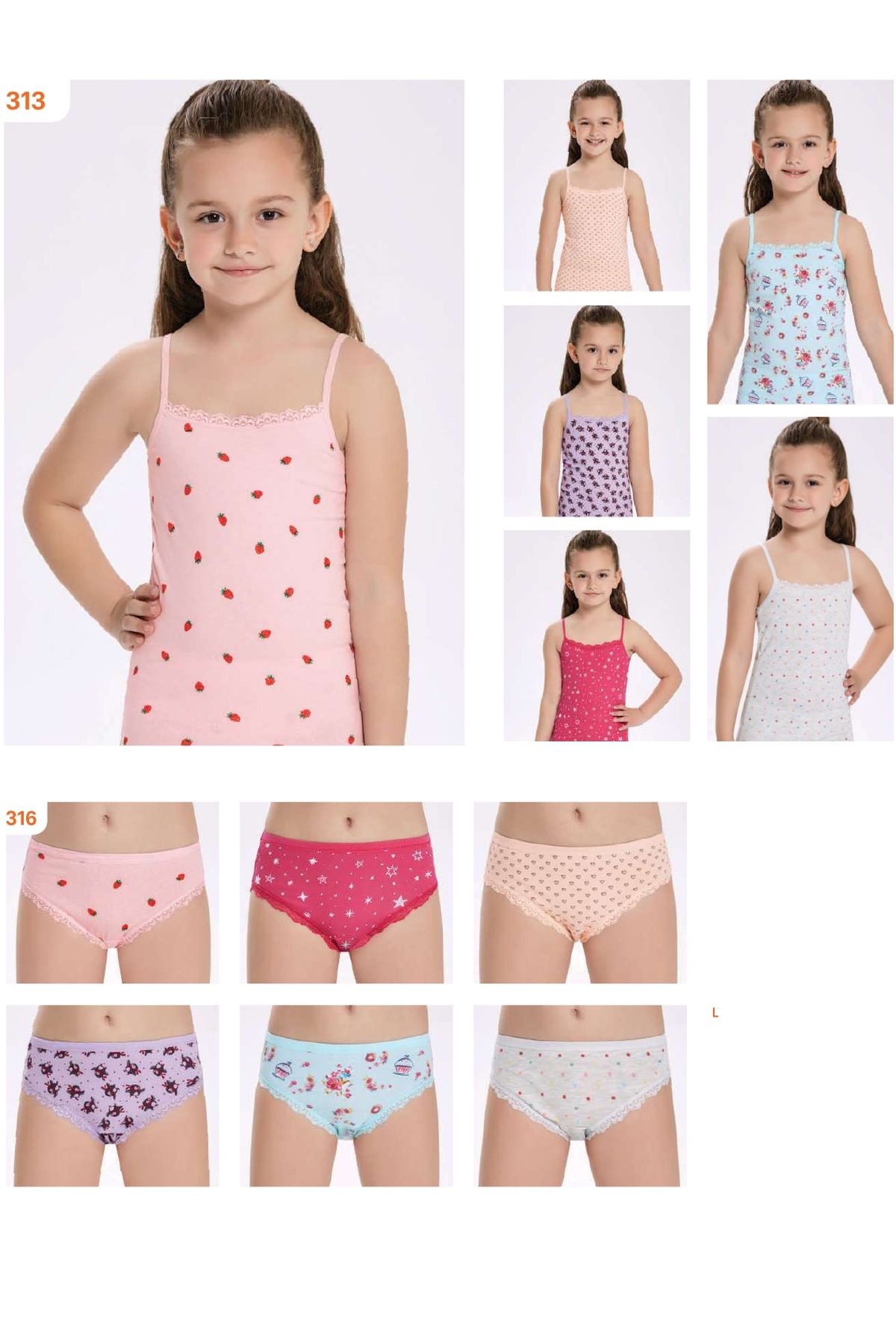 AtletlerHG8757575850044 Pijamapazarı.com'da. Uygun fiyat seçenekleri ile sipariş verebilirsiniz.İlke 313316 Kız Çocuk 12'li Atlet Külot Takım-Desenli
