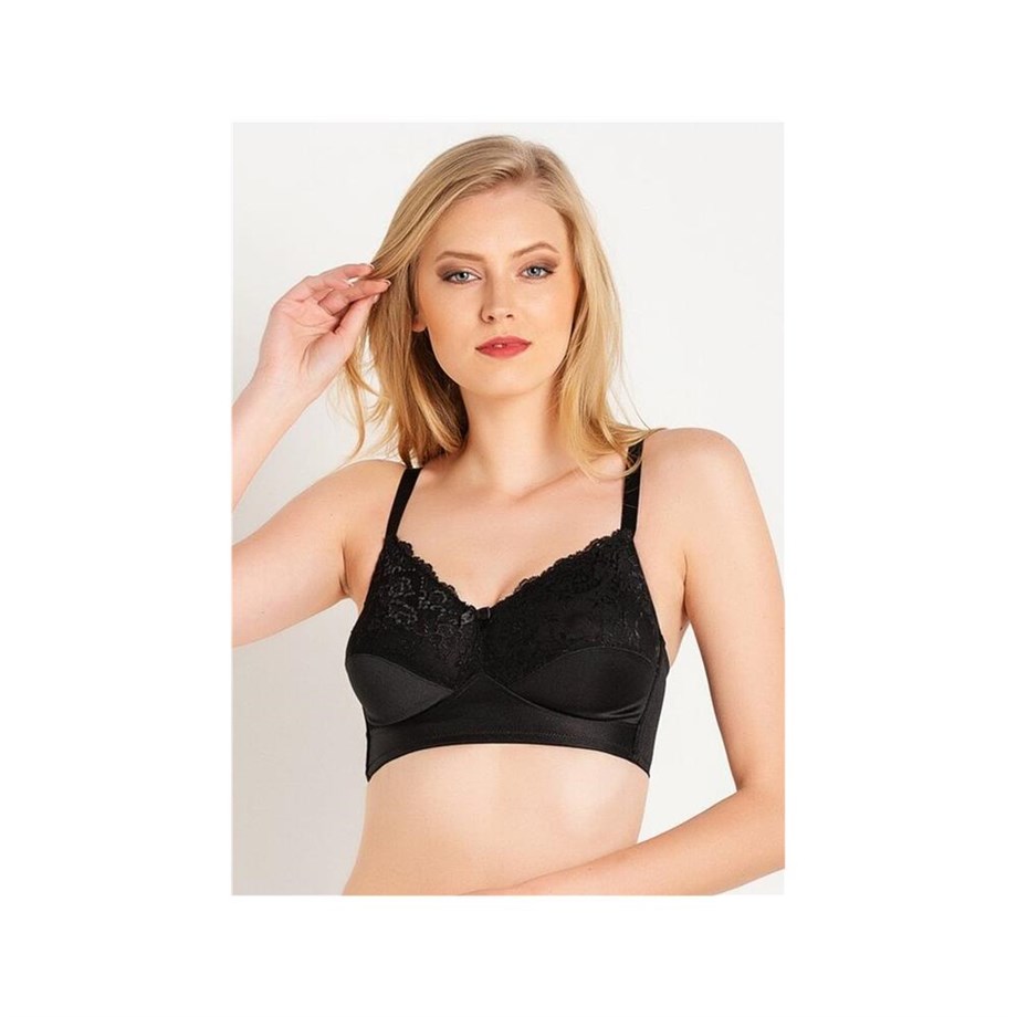 Magic Form 1764 Dantelli Balensiz Toparlayıcı Sütyen - SiyahSütyenlerMagic Form