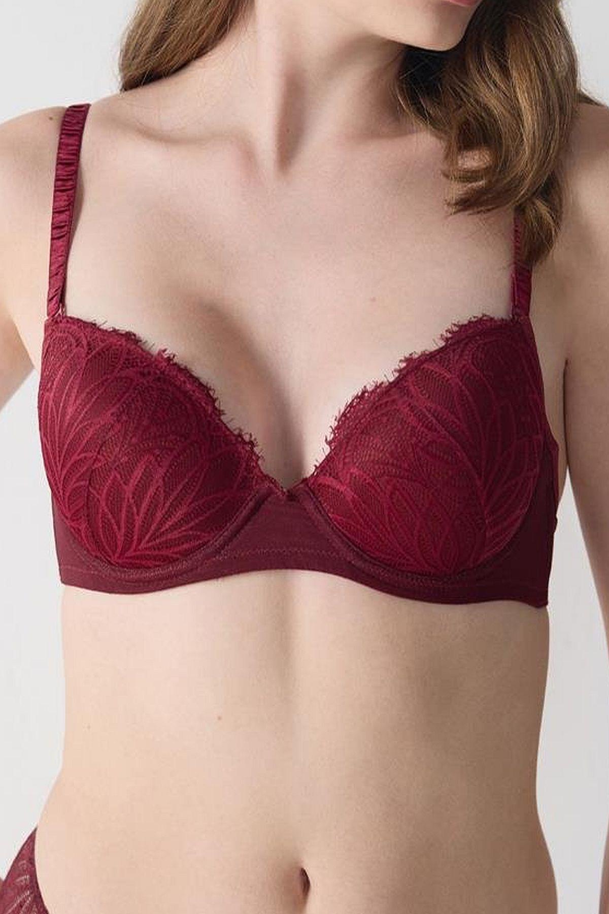 SütyenlerMagic Form 2685 Kadın Destekli Dantelli Sütyen-Bordo | Pijamapazari.comMagic Form 2685 Kadın Destekli Dantelli Sütyen-Bordo