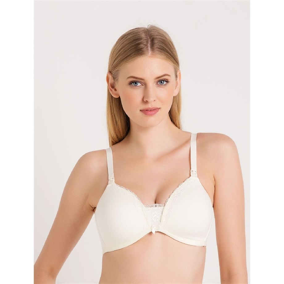Magic Form 6738 İnce Süngerli Penye Kumaşlı Balensiz Sütyen - EkruSütyenlerMagic Form