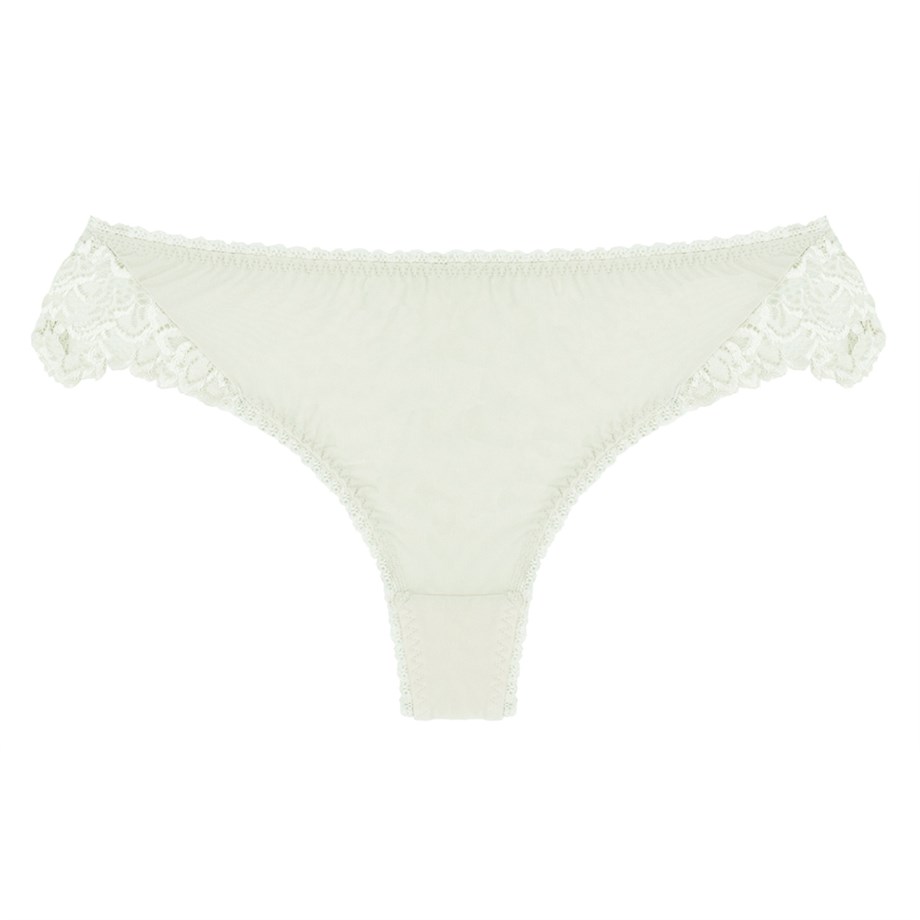 Magic Form 762 Önü Kumaş Arkası Dantel Brazil Külot - EkruKülotlarMagic Form