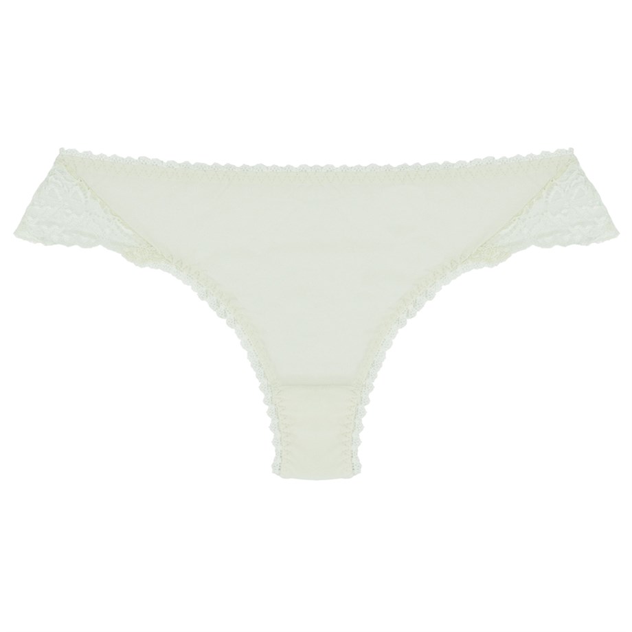 Magic Form 789 Önü Kumaş Arkası Dantel Normal Külot - EkruKülotlarMagic Form