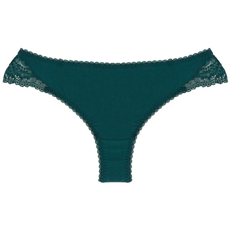 Magic Form 789 Önü Kumaş Arkası Dantel Normal Külot - Petrol YeşiliKülotlarMagic Form