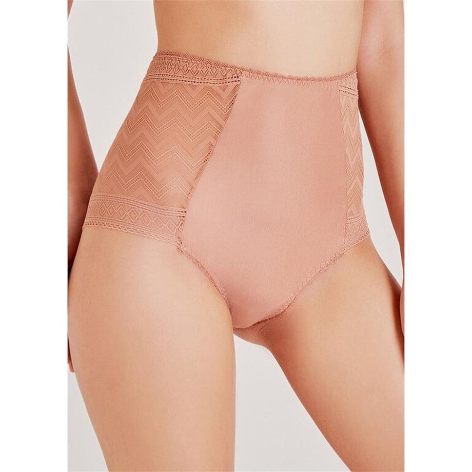 Magic Form 948 Zigzag Dantelli Yüksek Bel Külot - KiremitKülotlarMagic Form