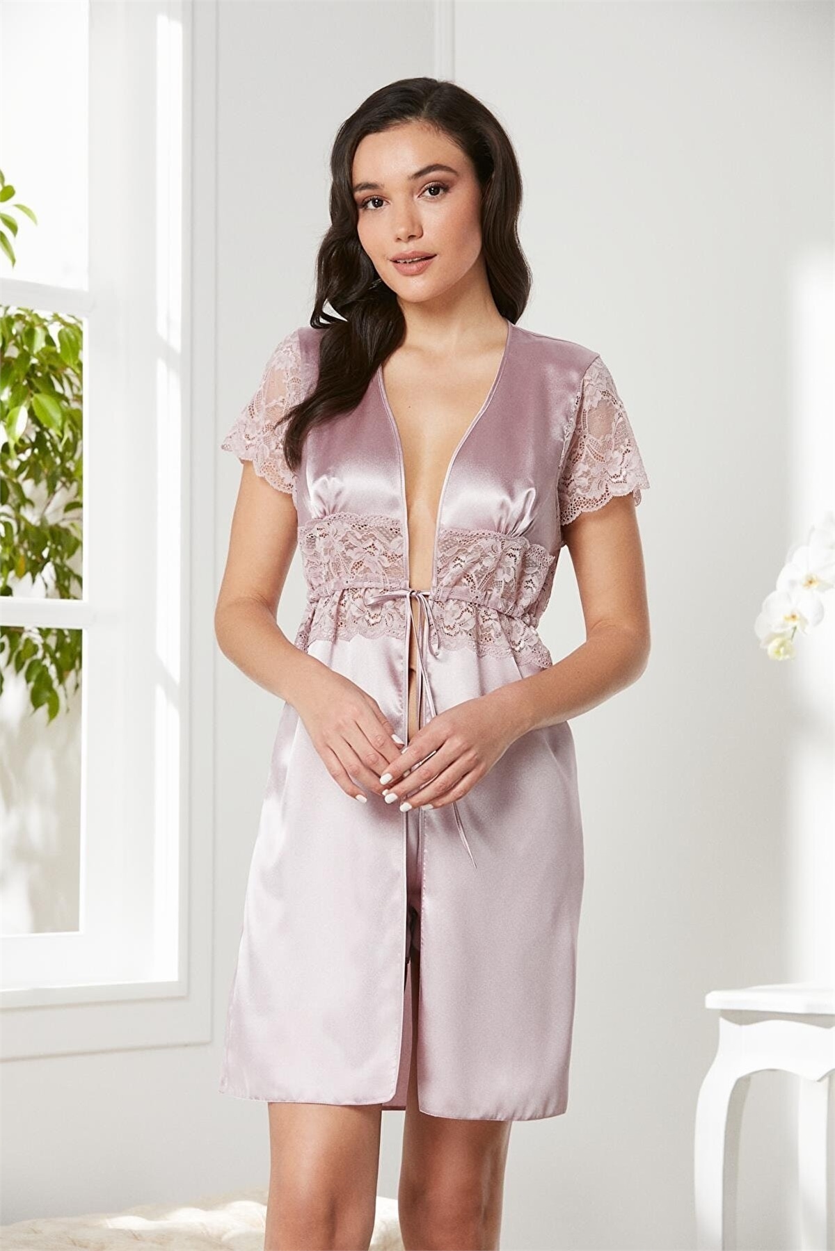 Saten Tek SabahlıklarPierre Cardin 1020 Kadın Saten Sabahlık-Rose | Pijamapazari.comPierre Cardin 1020 Kadın Saten Sabahlık-Rose