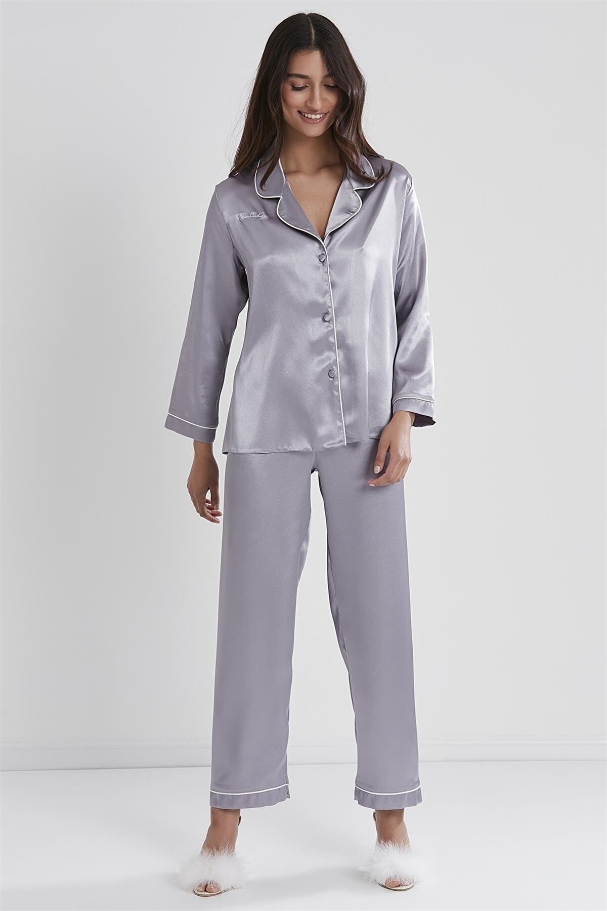 Saten PijamalarPierre Cardin 1200 Kadın Saten Pijama Takımı-Royal | Pijamapazari.comPierre Cardin 1200 Kadın Saten Pijama Takımı-Royal