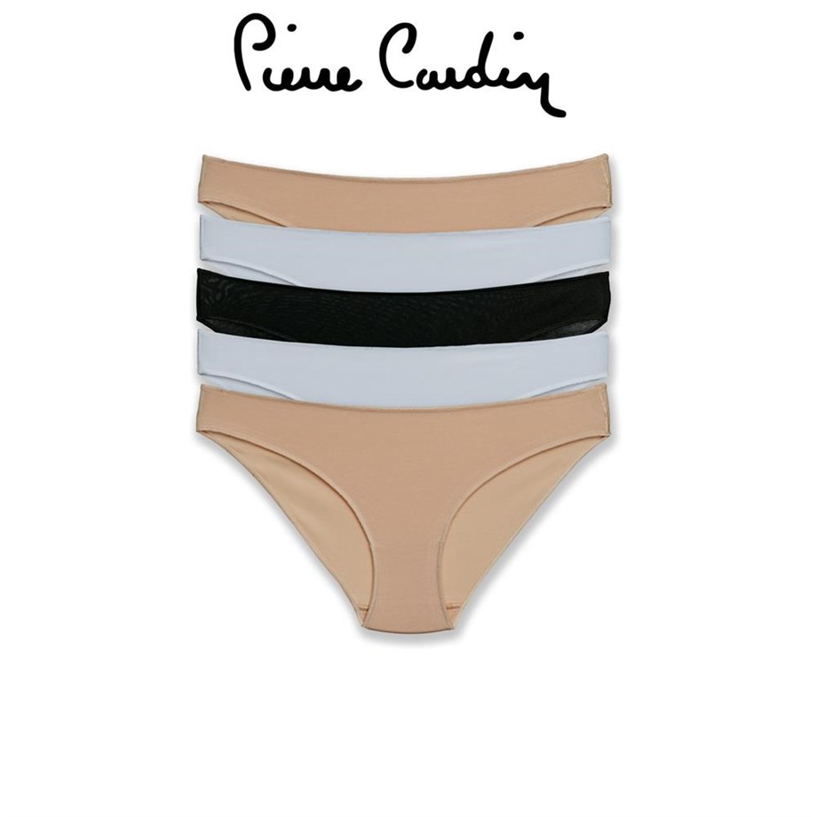 Pierre Cardin 2050 Beşli Slip Külot - Beyaz-Ten-SiyahKülotlarPierre Cardin