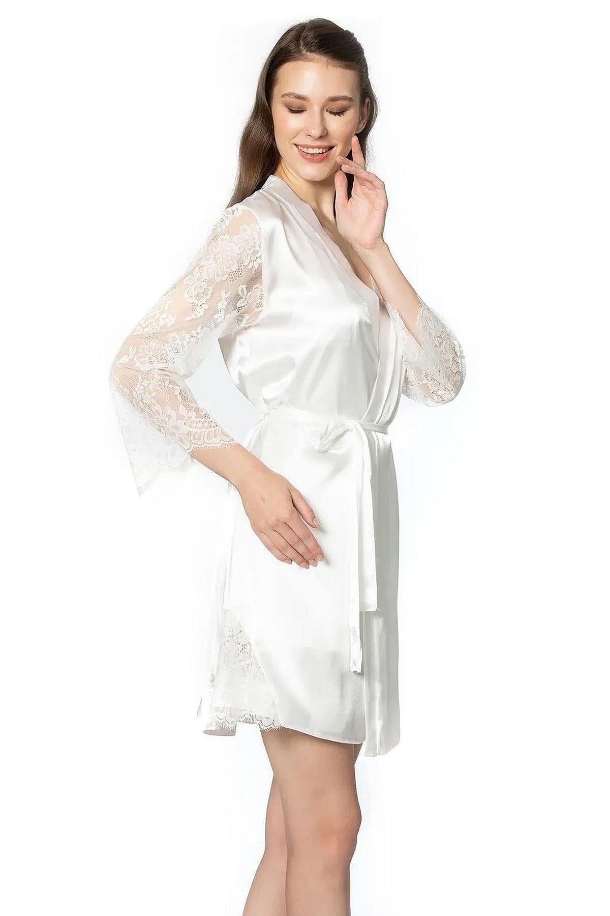 Sabahlıklı Gecelik TakımlarPierre Cardin 4065 Kadın Saten Dantelli Gecelik Sabahlık Takım-Ekru | Pijamapazari.comPierre Cardin 4065 Kadın Saten Dantelli Gecelik Sabahlık Takım-Ekru