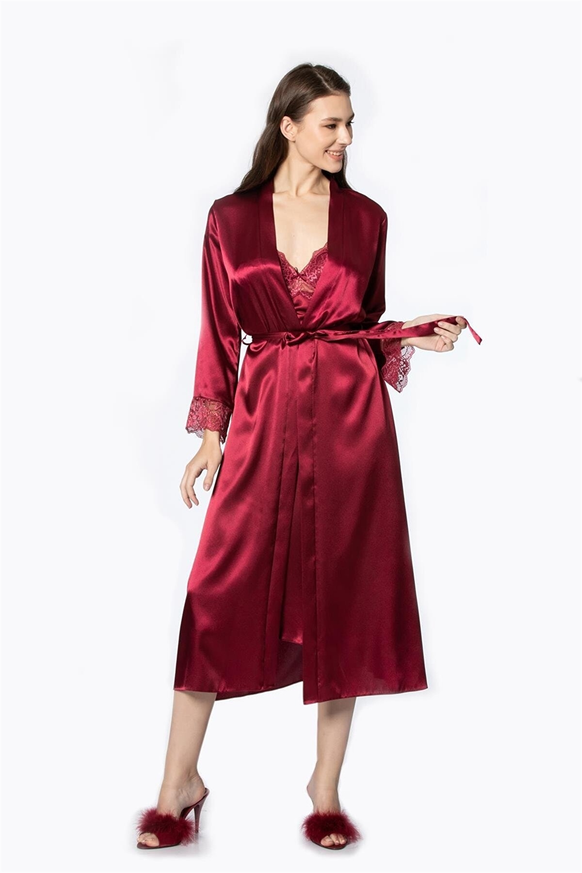 Sabahlıklı Gecelik TakımlarPierre Cardin 4370 Kadın Saten Gecelik Sabahlık Takım-Bordo | Pijamapazari.comPierre Cardin 4370 Kadın Saten Gecelik Sabahlık Takım-Bordo