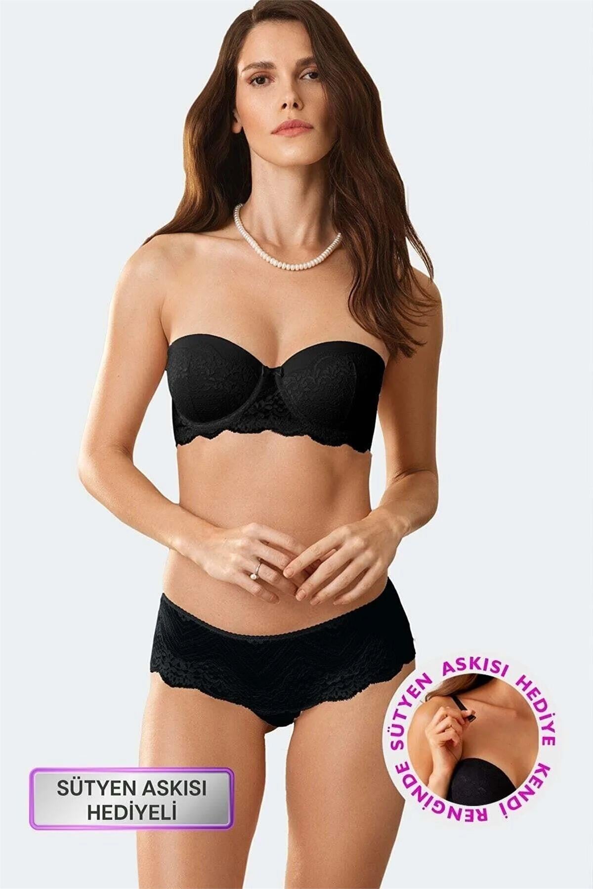 Sütyen & Külot TakımlarPierre Cardin 4696  Verona Balenli Destekli Sütyen Takım-Siyah | Pijamapazari.comPierre Cardin 4696  Verona Balenli Destekli Sütyen Takım-Siyah