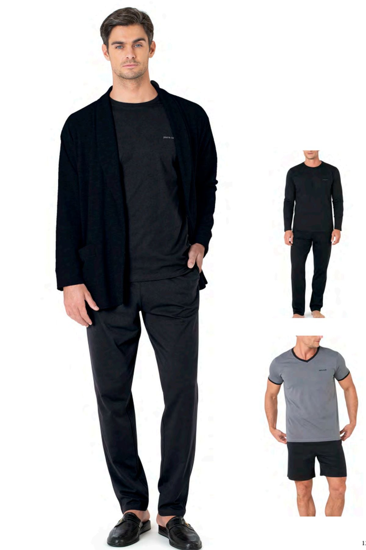 Ropdöşambır TakımlarPierre Cardin 5640 Erkek Triko Sabahlıklı 5'li Pijama Takım-Siyah | Pijamapazari.comPierre Cardin 5640 Erkek Triko Sabahlıklı 5'li Pijama Takım-Siyah