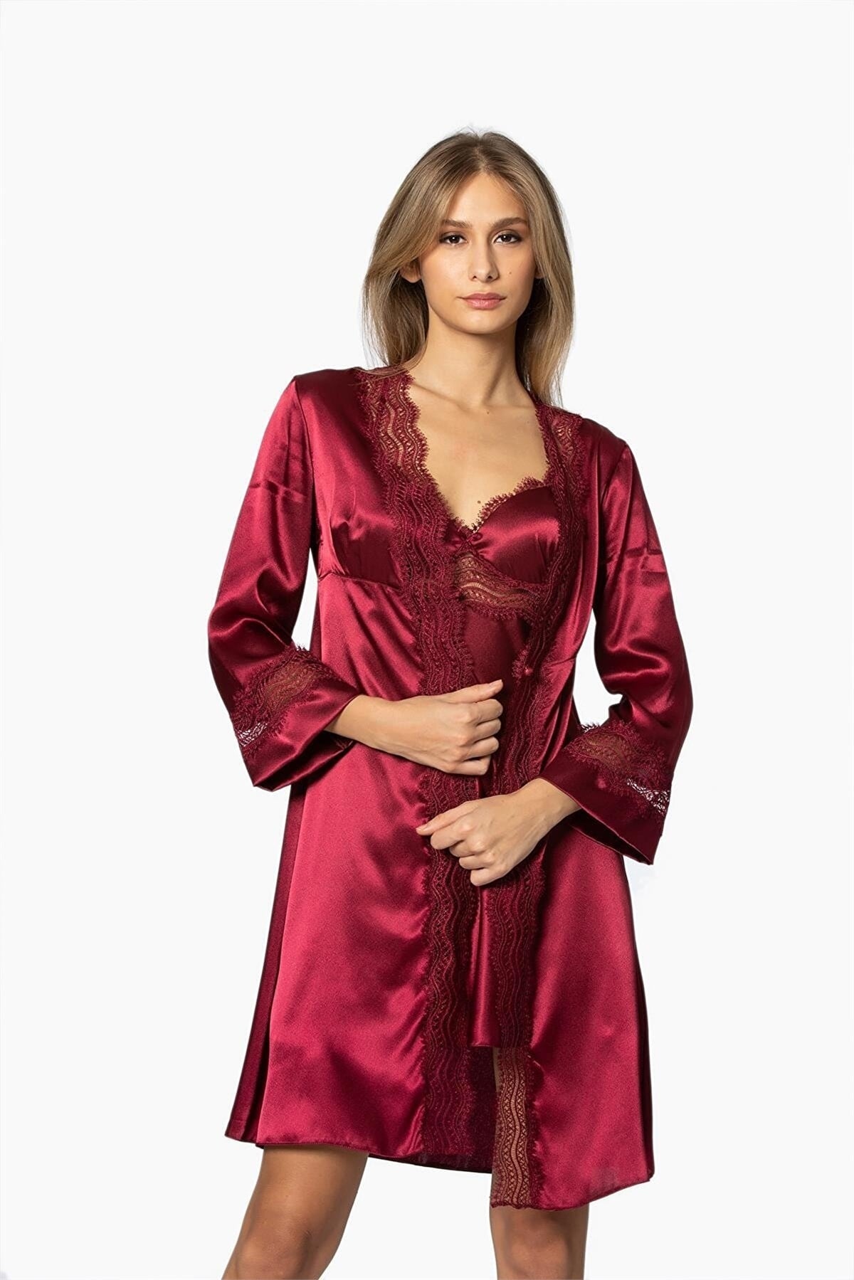 Saten Altılı SetlerPierre Cardin 6010 Kadın Saten Dantelli 6'lı ÇeyizlikTakım-Bordo | Pijamapazari.comPierre Cardin 6010 Kadın Saten Dantelli 6'lı ÇeyizlikTakım-Bordo