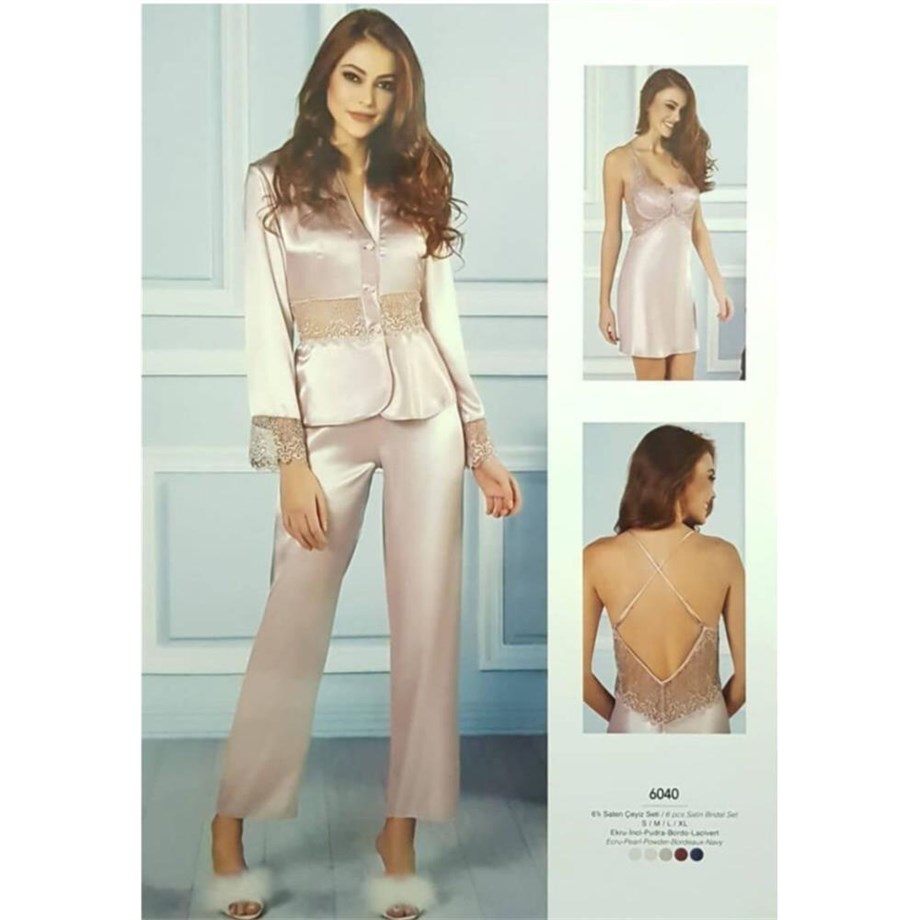 Pierre Cardin 6040 Altılı Takım - PudraSaten Altılı SetlerPierre Cardin