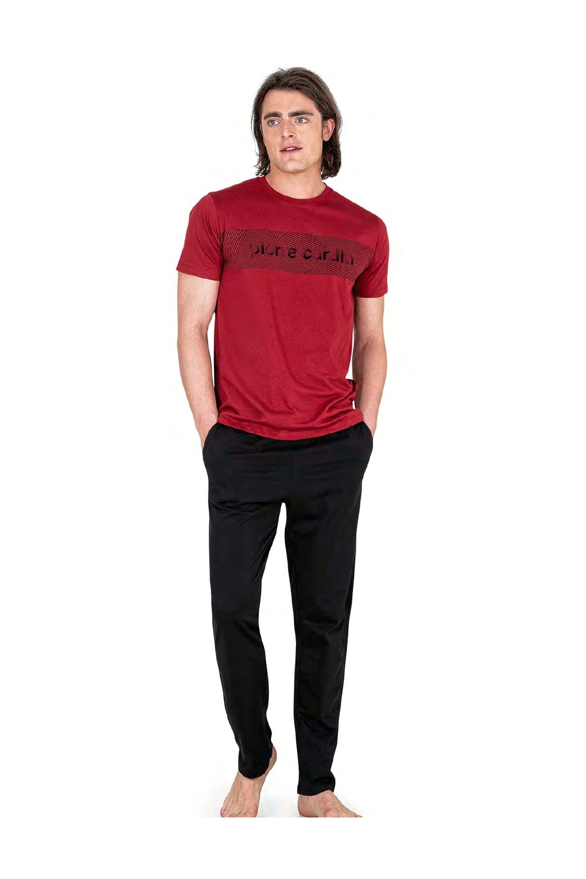 PijamalarPierre Cardin 6050 Erkek Kısa Kollu Penye Pijama Takımı-Bordo | Pijamapazari.comPierre Cardin 6050 Erkek Kısa Kollu Penye Pijama Takımı-Bordo