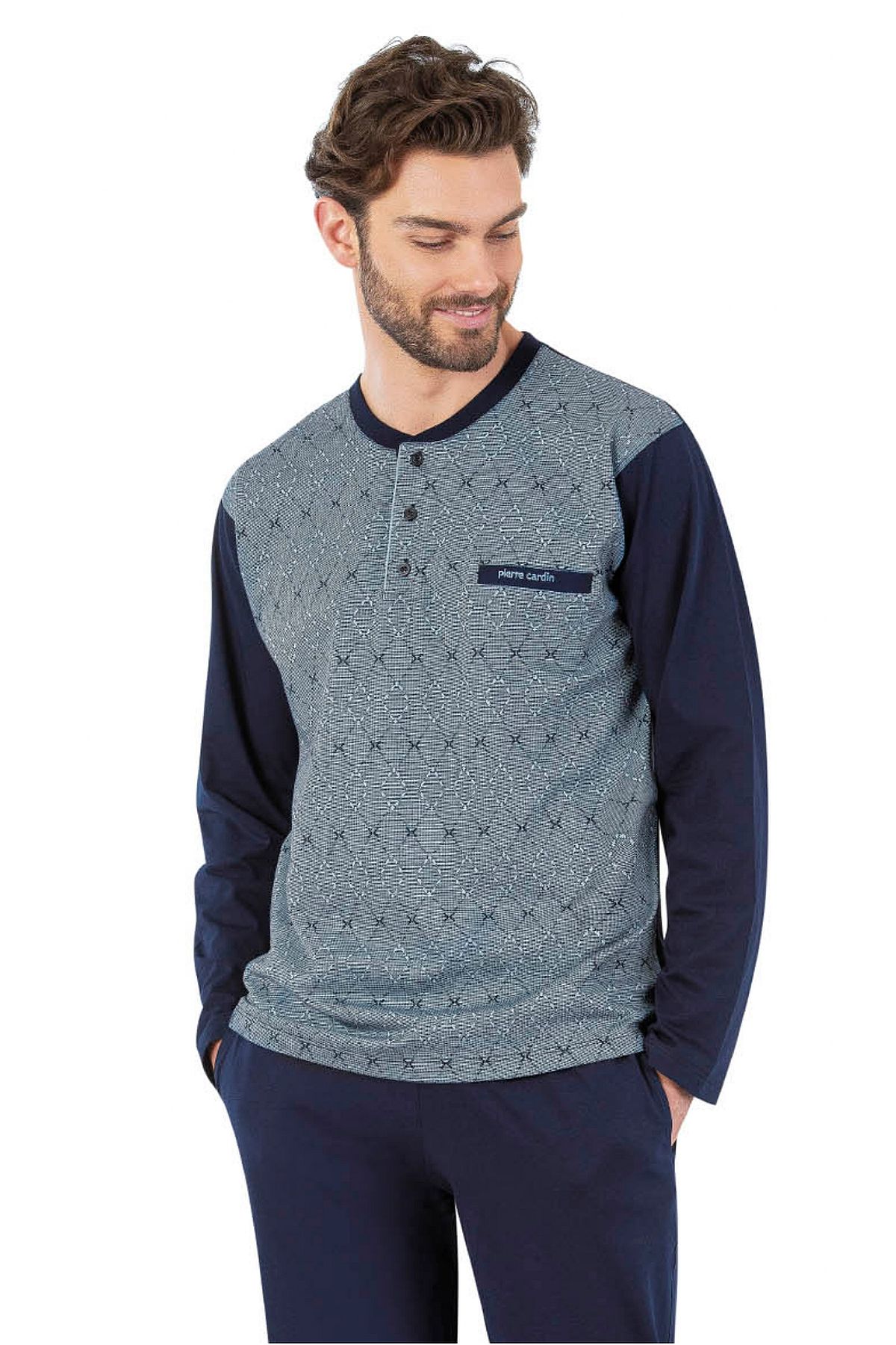 PijamalarPierre Cardin 6059 Erkek Uzun Kollu Önden Üç Düğmeli Pijama Takım-Mavi | Pijamapazari.comPierre Cardin 6059 Erkek Uzun Kollu Önden Üç Düğmeli Pijama Takım-Mavi