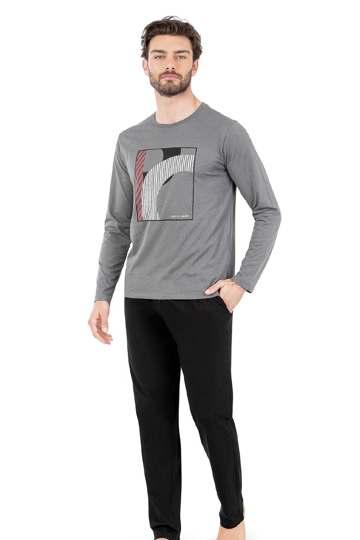 PijamalarPierre Cardin 6060 Erkek Uzun Kollu Bisiklet Yaka Pijama Takımı-Gri | Pijamapazari.comPierre Cardin 6060 Erkek Uzun Kollu Bisiklet Yaka Pijama Takımı-Gri